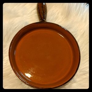 Vintage clay skillet